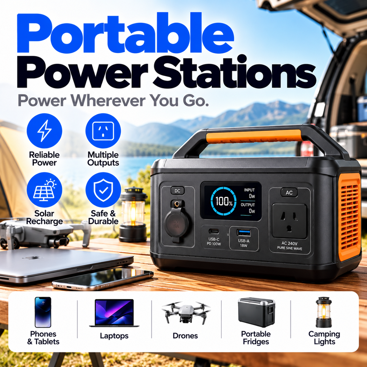 Power & Charging - Power Station