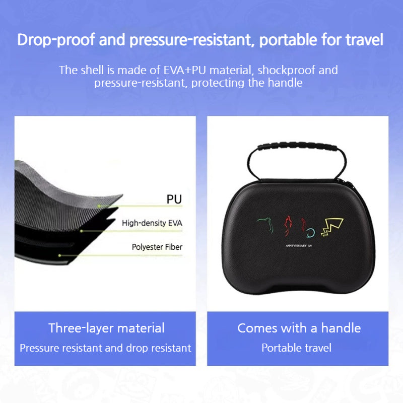 PS4/PS5 Pro/Slim Xenoblade Chronicles Game Controller Storage Case – Portable Protective Hard Shell Carrying Bag - i-Station Mobile Phone & Electronic Device Repair and Accessories