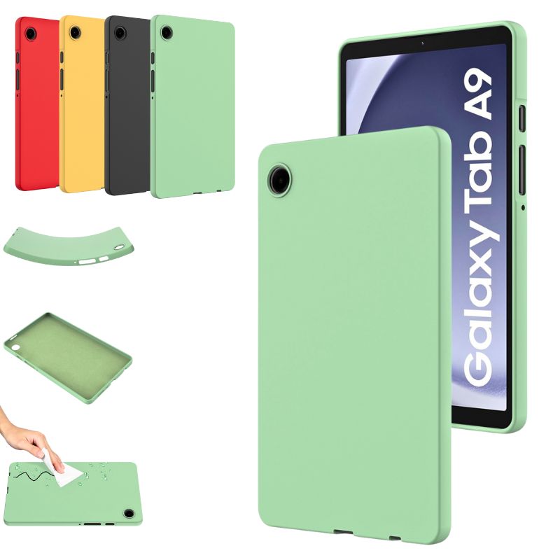 Load image into Gallery viewer, Samsung Galaxy Tab A9 Plus 11" 2023 (SM-X210 / X215 / X216) - Soft Solid Color Liquid Silicone Ultra-thin Shockproof Case - i-Station Mobile Phone & Electronic Device Repair and Accessories