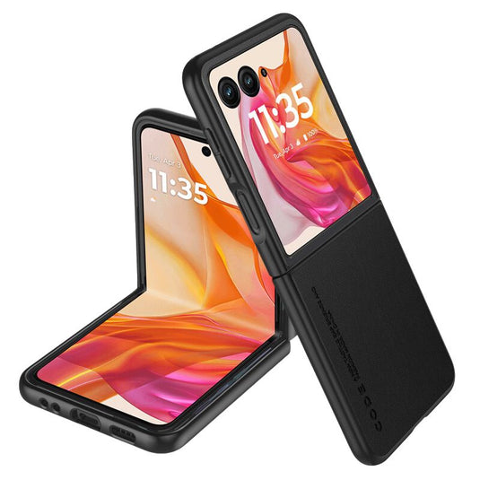 Motorola Moto Razr 40/Ultra - Soft Edged Matte Synthetic Leather Essentials Series Case - i-Station Mobile Phone & Electronic Device Repair and Accessories