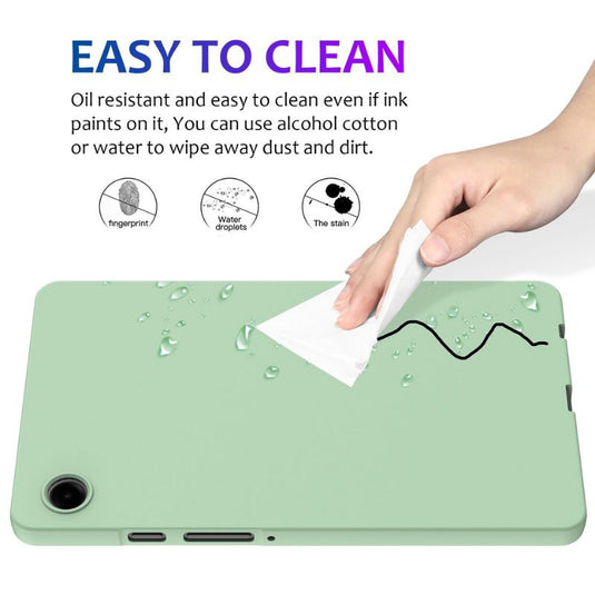 Samsung Galaxy Tab A9 Plus 11" 2023 (SM-X210 / X215 / X216) - Soft Solid Color Liquid Silicone Ultra-thin Shockproof Case - i-Station Mobile Phone & Electronic Device Repair and Accessories