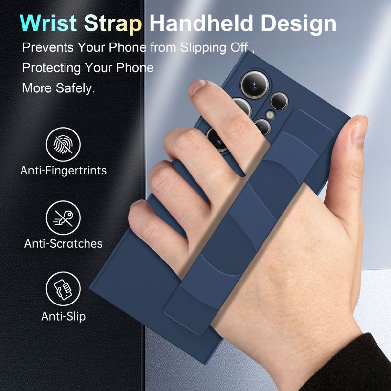 Load image into Gallery viewer, Samsung Galaxy A54 5G (SM-A546) - Full Coverage Soft Liquid Silicone Essentials Series Case With Wrist - i-Station Mobile Phone & Electronic Device Repair and Accessories