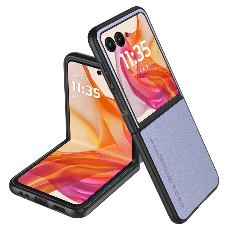 Load image into Gallery viewer, Motorola Moto Razr 40/Ultra - Soft Edged Matte Synthetic Leather Essentials Series Case - i-Station Mobile Phone & Electronic Device Repair and Accessories