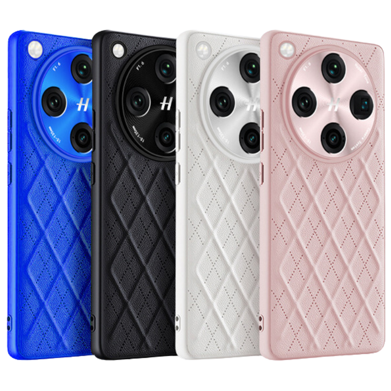 Load image into Gallery viewer, OPPO Find X8 Pro Diamond Pattern Plain Leather Shockproof Essentials Series Case - i-Station Mobile Phone & Electronic Device Repair and Accessories