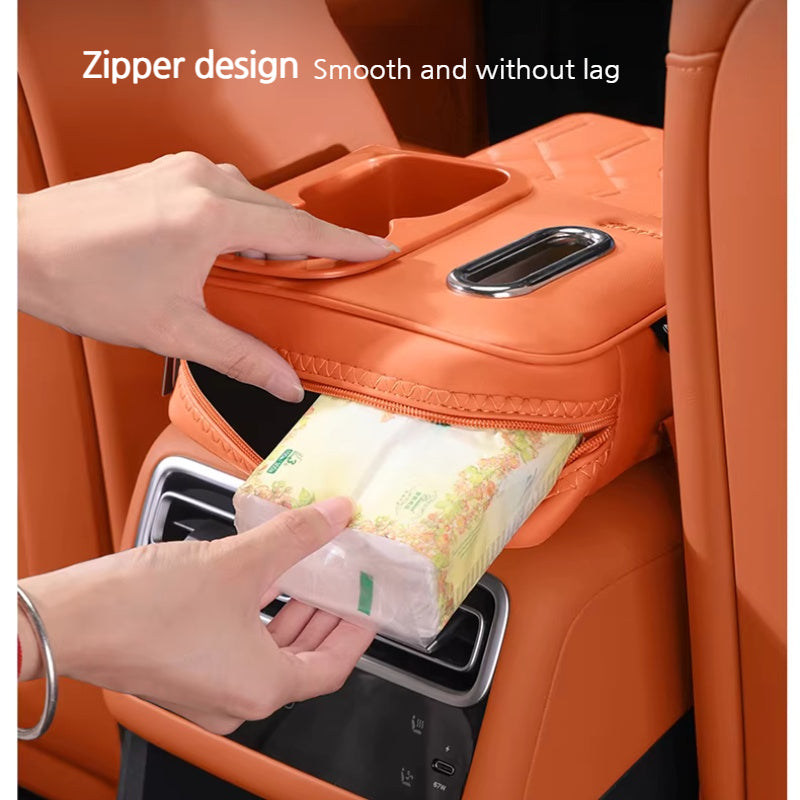 Load image into Gallery viewer, Audi Car Multi-Functional Leather Armrest Box Heightening Pad for A4L, A6L, A3, A5, A7, Q5L, Q3, Q6, Q7