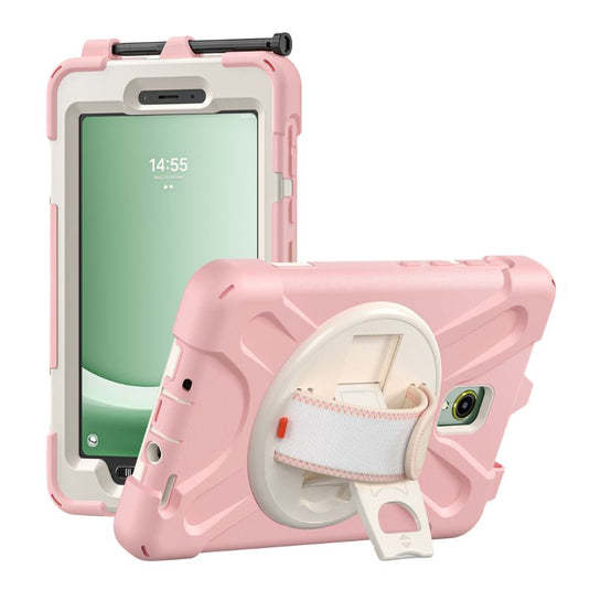 Samsung Galaxy Tab Active 3 (2020) & Active 5 (2024) 8.0" - Heavy Duty 360 Degree Rotate Stand Hand Strap Case - i-Station Mobile Phone & Electronic Device Repair and Accessories