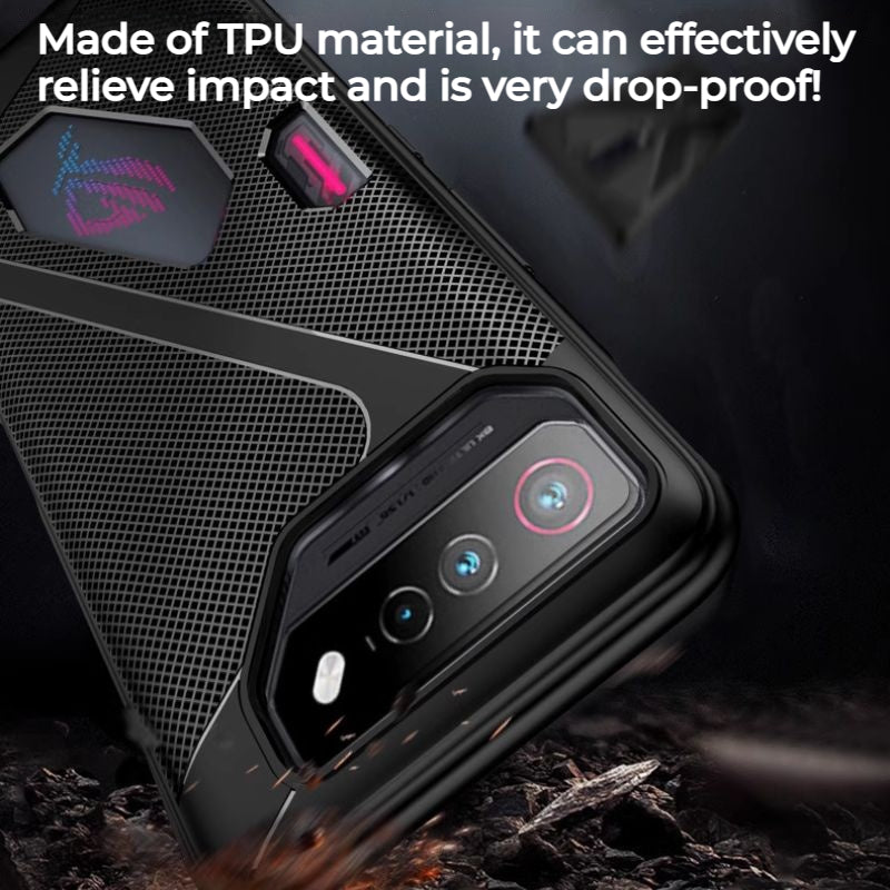 ASUS Rog Phone 7 - Full Coverage Shockproof & Heat Dissipation Essentials Series Case - i-Station Mobile Phone & Electronic Device Repair and Accessories
