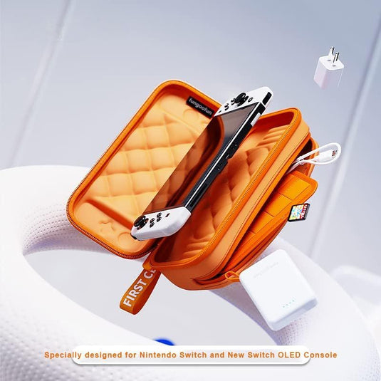Nintendo Switch OLED & Lite - Fungoofun Shockproof Travel Shell Pouch Storage Hard Bag - i-Station Mobile Phone & Electronic Device Repair and Accessories