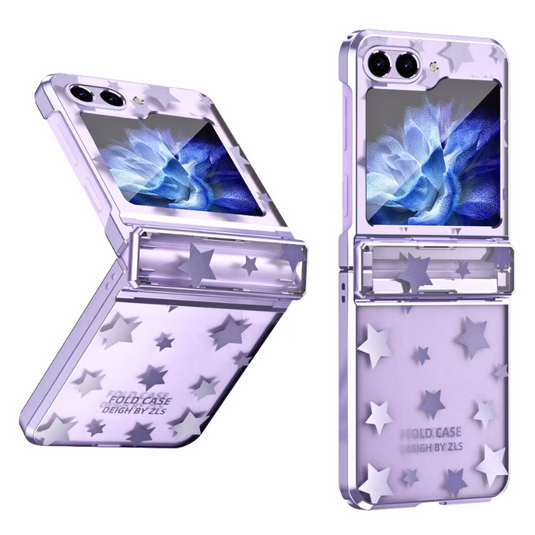 Samsung Galaxy Z Flip 6 SM-F741 Electroplated Full-cover Hinge Protection Blingbling Series Case - i-Station Mobile Phone & Electronic Device Repair and Accessories