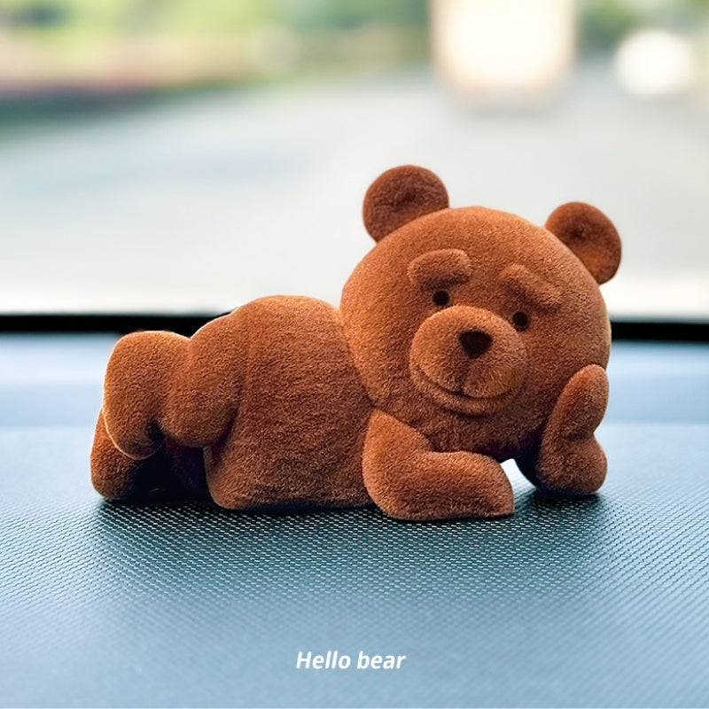 Load image into Gallery viewer, Car Dashboard Desktop Ornament Mini Cartoon Brown Bear Cute Casual Style Creative Gift - i-Station Mobile Phone & Electronic Device Repair and Accessories