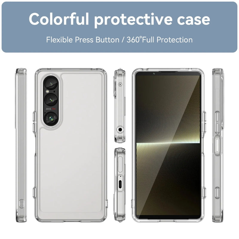 Load image into Gallery viewer, Sony Xperia 10 VI - Durable Anti-Scratch Shockproof TPU Transparent Heavy Duty Series Case - i-Station Mobile Phone & Electronic Device Repair and Accessories