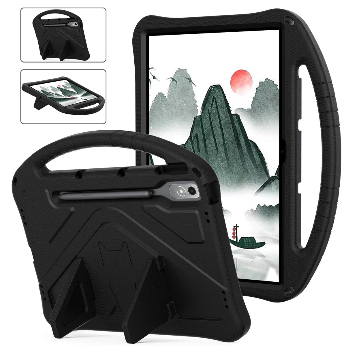 Lenovo Idea Tab Pro 12.7" 2025 (TB373FU/TB375FC) - King Kong Hand Silicone Heavy Duty Series Case With Stand - i-Station Mobile Phone & Electronic Device Repair and Accessories