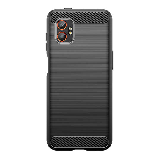 Samsung Galaxy XCover 7 Pro (SM-G766) - Brushed Carbon Fiber TPU Heavy Duty Series Case - i-Station Mobile Phone & Electronic Device Repair and Accessories