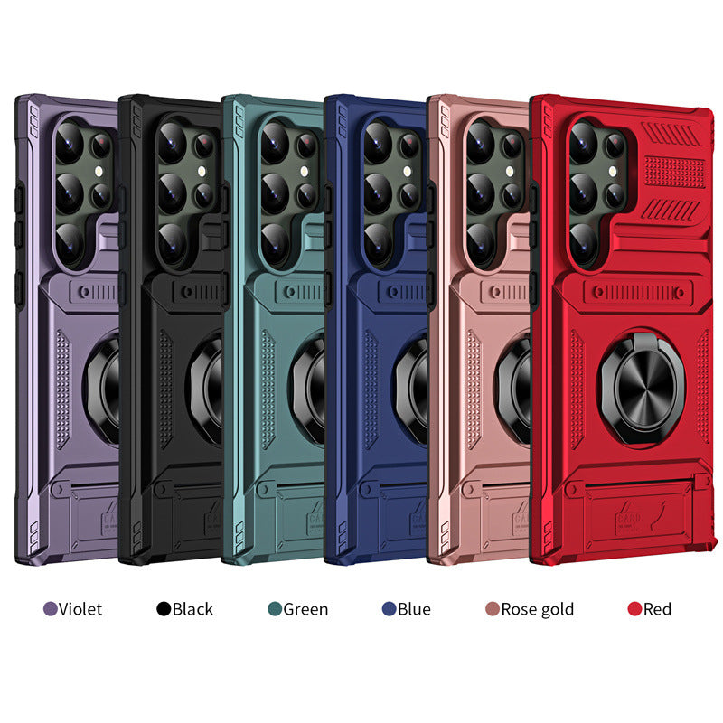 Load image into Gallery viewer, Samsung Galaxy A36 (SM-A366) - Hidden Slot Ring Stand Series Case - i-Station Mobile Phone & Electronic Device Repair and Accessories