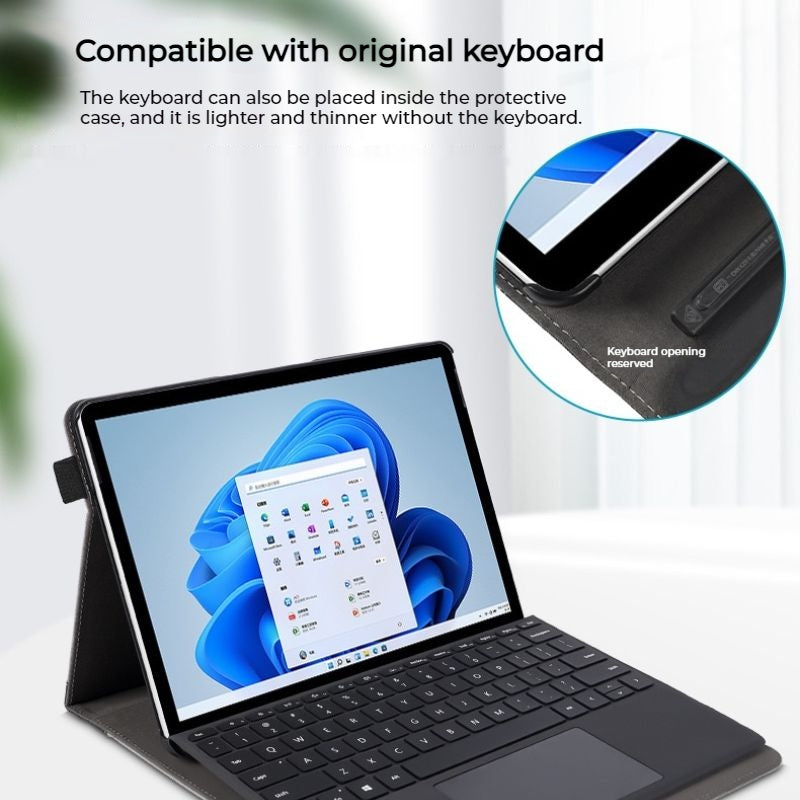 Load image into Gallery viewer, Microsoft Surface Pro 8 (1983) - PU Leather Full Protection Drop Proof Case - i-Station Mobile Phone & Electronic Device Repair and Accessories