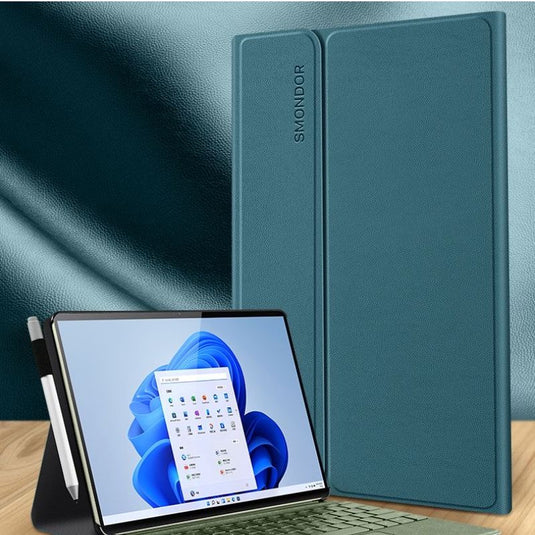 Microsoft Surface Go 1/2/3/4 - Slim & Lightweight Leather Magnetic Buckle Case - i-Station Mobile Phone & Electronic Device Repair and Accessories