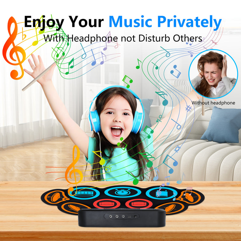 Load image into Gallery viewer, Kids Roll-Up Portable Electronic Drum Pad Kit - i-Station Mobile Phone & Electronic Device Repair and Accessories