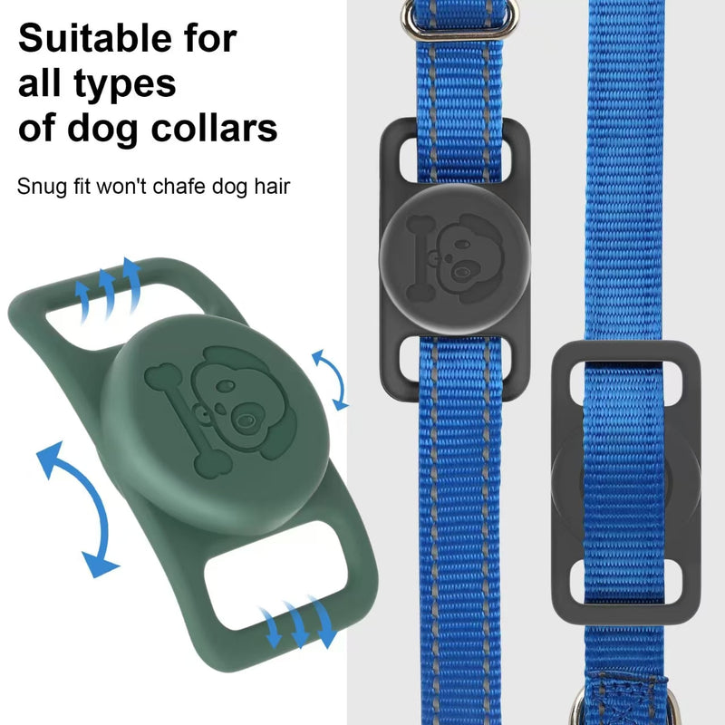 Load image into Gallery viewer, Apple AirTag Silicone Pet Collat Silicone Protector Cute Embossing Wateproof Case - i-Station Mobile Phone & Electronic Device Repair and Accessories