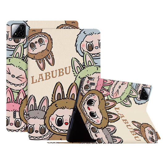 Apple iPad Pro 11-inch M4 (2024) Cartoon Kids Painted Leather Full-Body Shockproof Case - i-Station Mobile Phone & Electronic Device Repair and Accessories