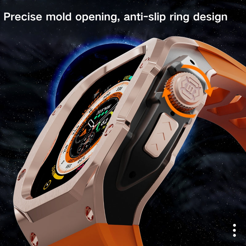 Load image into Gallery viewer, Apple Watch Series 7/8/9/Ultra - Mechanical Metal Stainless Steel Heavy Duty Series Watch Case - i-Station Mobile Phone & Electronic Device Repair and Accessories