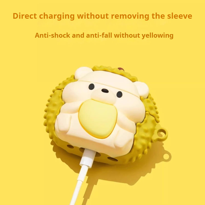 Load image into Gallery viewer, Apple AirPods 4 -  Durian Silicone Protective Fashion-Forward Series Case - i-Station Mobile Phone & Electronic Device Repair and Accessories