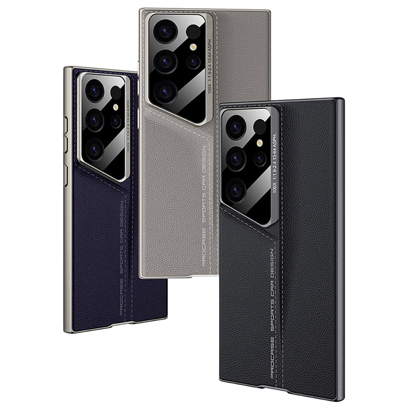 Load image into Gallery viewer, Samsung Galaxy S23 Ultra - Blade-style PU Leather Shockproof Essential Series Case - i-Station Mobile Phone & Electronic Device Repair and Accessories