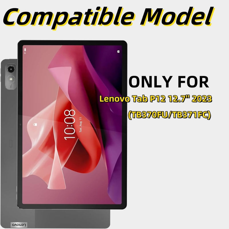 Load image into Gallery viewer, Lenovo Tab P12 12.7" 2023 (TB-371FC) - Silicone Stand Heavy Duty Series Case - i-Station Mobile Phone & Electronic Device Repair and Accessories