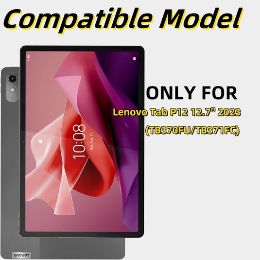 Lenovo Tab P12 12.7" 2023 (TB-371FC) - Silicone Stand Heavy Duty Series Case - i-Station Mobile Phone & Electronic Device Repair and Accessories