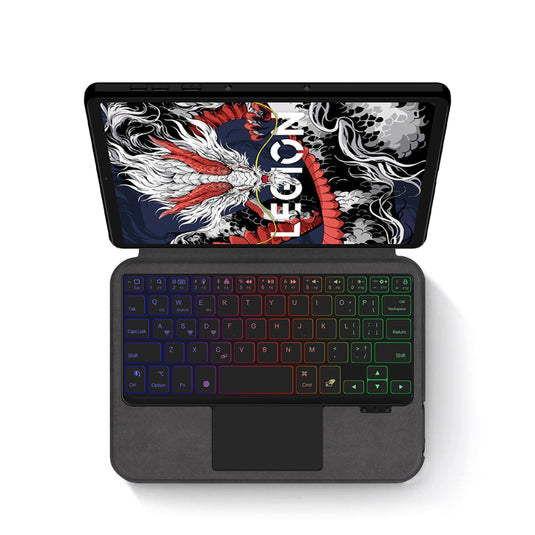 Lenovo Tab Legion Y700 8.8" inch 2022/2023/2025 (1st/2nd/3rd/4th) - Black Magnetic Flip Bluetooth Integrated Keyboard Case With Backlight and TouchPad - i-Station Mobile Phone & Electronic Device Repair and Accessories