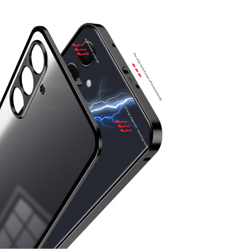 Load image into Gallery viewer, Sony Xperia 1 VI - Snap-on Metal Frame Clear Transparent Tempered Glass Proof Case - i-Station Mobile Phone & Electronic Device Repair and Accessories