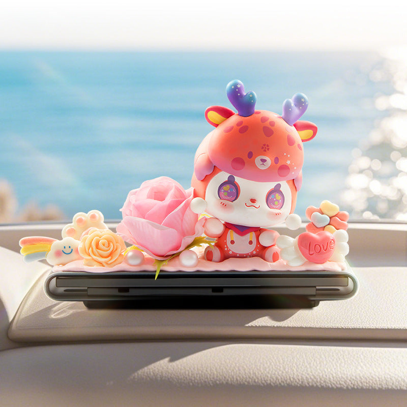 Load image into Gallery viewer, Creative Cartoon Doll Temporary Parking Number Plate Car Dashboard Ornament Interior Decoration - i-Station Mobile Phone & Electronic Device Repair and Accessories