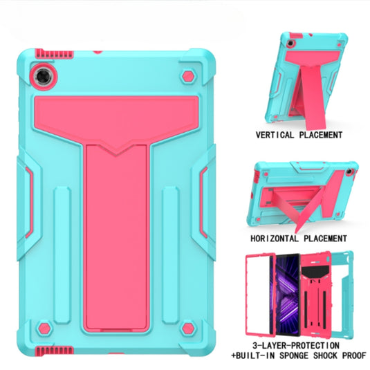 Lenovo Tab M10 Plus (3rd Gen) 10.6" inch 2022 - Color-blocked T-shaped Stand Heavy Duty Series Case - i-Station Mobile Phone & Electronic Device Repair and Accessories