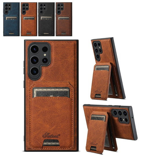 Samsung Galaxy S22/Plus/Ultra - Business Detachable Magnetic Leather Card Holder Stand Case - i-Station Mobile Phone & Electronic Device Repair and Accessories