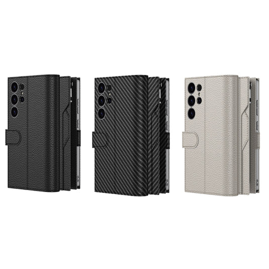 Samsung galaxy S23 Ultra 5G (SM-S918) - Multifunctional Zipper Style PU Leather Wallet Series Case - i-Station Mobile Phone & Electronic Device Repair and Accessories