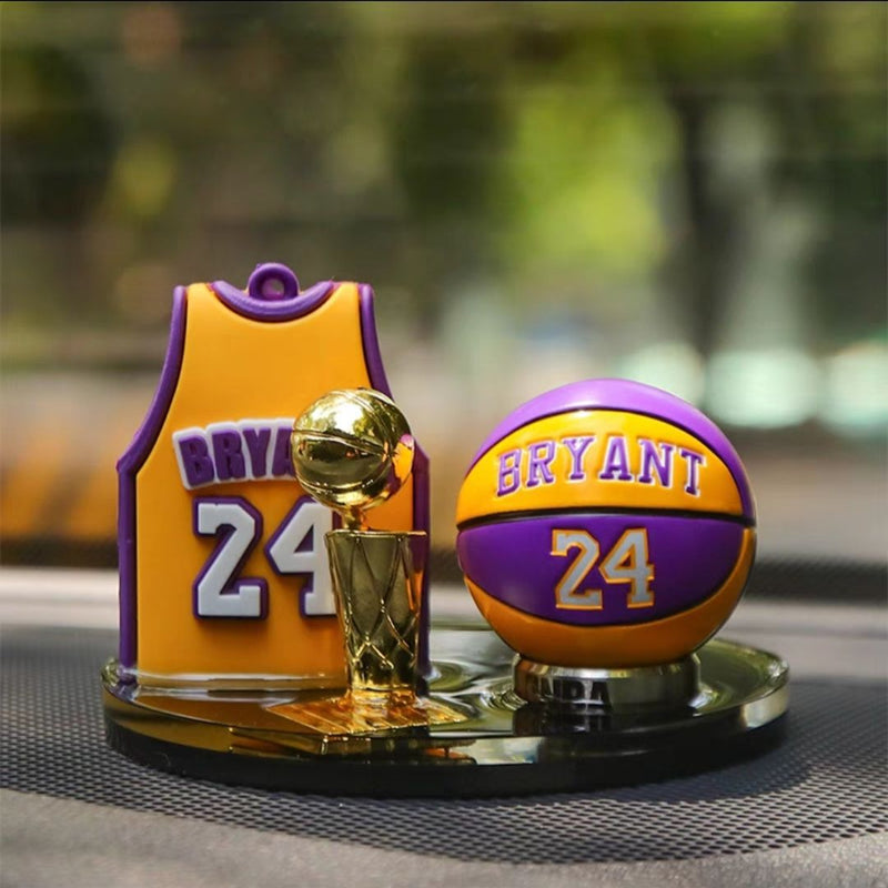Load image into Gallery viewer, Car Dashboard Ornament Set Creative NBA Basketball Star Themed with Matching Interior Mat - i-Station Mobile Phone & Electronic Device Repair and Accessories