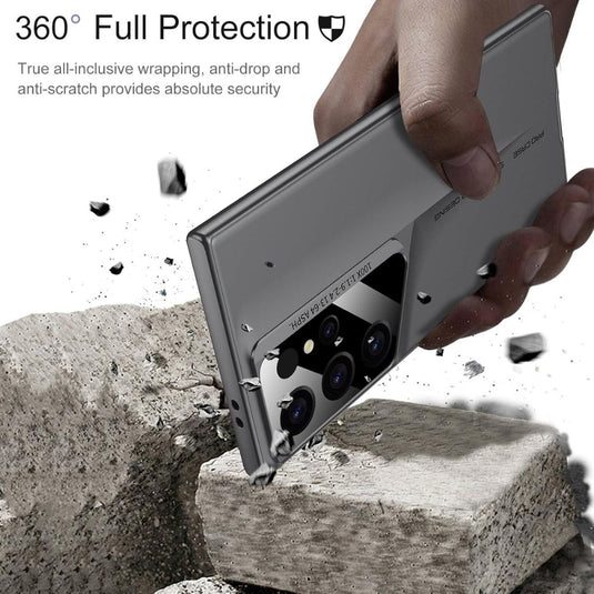 Samsung Galaxy S25/Plus/Ultra - Full Cover Ultra-thin Frosted Blade Essentials Series Case - i-Station Mobile Phone & Electronic Device Repair and Accessories