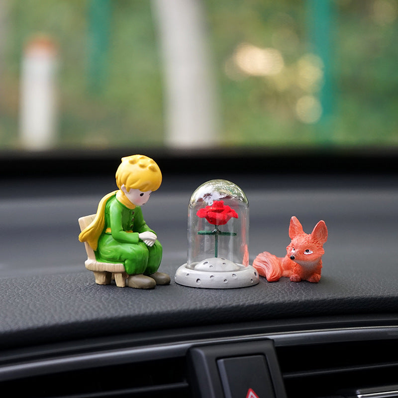 Load image into Gallery viewer, Mini Little Prince Car Dashboard Ornament Set – Cute Healing Style Interior Decoration Gift - i-Station Mobile Phone & Electronic Device Repair and Accessories