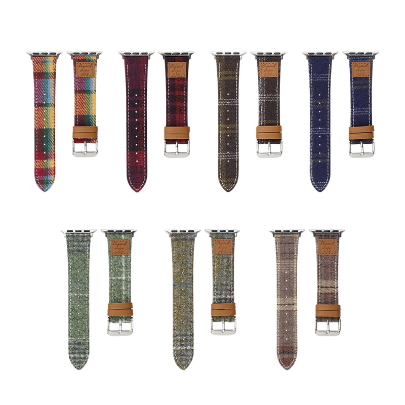 Load image into Gallery viewer, Apple Watch Series 1/2/3/4/5/6/SE/7/8/9/10/Ultra - Fashion Woolen Heat-transfer Printing Leather Band - i-Station Mobile Phone & Electronic Device Repair and Accessories