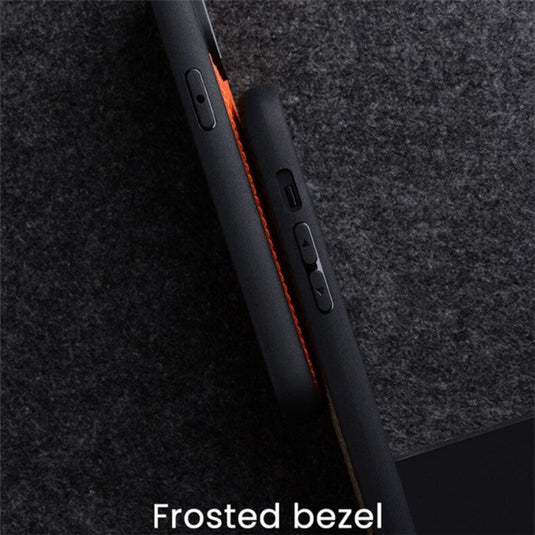 Apple iPhone 16/Plus/Pro/Max - Business Drop Proof Silicone + Cowhide Genuine Leather Series Case - i-Station Mobile Phone & Electronic Device Repair and Accessories