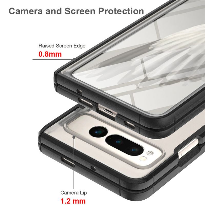 Load image into Gallery viewer, Google Pixel Fold - Frosted Translucent Hinge Flip Essentials Series Case - i-Station Mobile Phone & Electronic Device Repair and Accessories