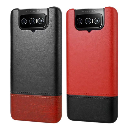 ASUS Zenfone 8 Flip / ZS672KS - Shockproof Slim Leather Essentials Series Case - i-Station Mobile Phone & Electronic Device Repair and Accessories