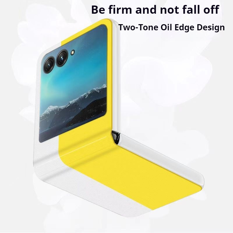 Load image into Gallery viewer, Motorola Moto Razr 40/Ultra Ultra-thin Hinge Full Leather Anti-drop Essentials Series Case - i-Station Mobile Phone & Electronic Device Repair and Accessories