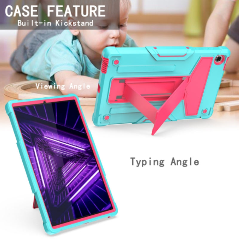 Load image into Gallery viewer, Lenovo Tab M10 Plus (3rd Gen) 10.6" inch 2022 - Color-blocked T-shaped Stand Heavy Duty Series Case - i-Station Mobile Phone & Electronic Device Repair and Accessories