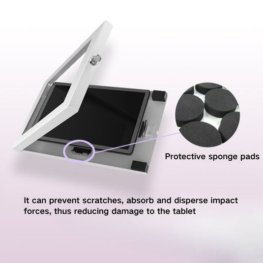 Samsung Galaxy Tab A9+/S9/S9FE/S8/A8 - Wall-mounted All-inclusive Metal Display Wall Anti-theft Universal Case With Lock - i-Station Mobile Phone & Electronic Device Repair and Accessories