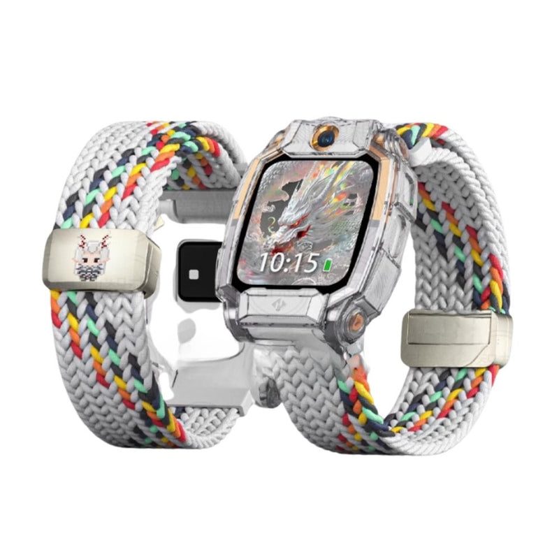 Load image into Gallery viewer, imoo Watch Phone Z7 - Two-in-one Nezha Mythology Woven Elastic Magnetic Adsorption Watch Band + Watch Case - i-Station Mobile Phone & Electronic Device Repair and Accessories