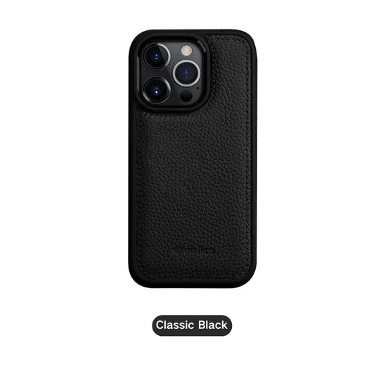 Apple iPhone 16/Plus/Pro/Max - Business Drop Proof Silicone + Cowhide Genuine Leather Series Case - i-Station Mobile Phone & Electronic Device Repair and Accessories