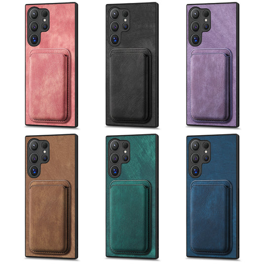 Samsung Galaxy A55 5G (SM-A556) - Business Shockproof Magnetic Attraction Leather Wallet Series Case - i-Station Mobile Phone & Electronic Device Repair and Accessories