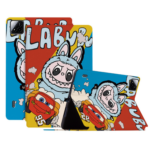 Apple iPad Pro 11-inch M4 (2024) Cartoon Kids Painted Leather Full-Body Shockproof Case - i-Station Mobile Phone & Electronic Device Repair and Accessories