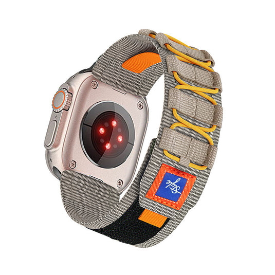 Apple Watch Series 1/2/3/4/5/6/SE/7/8/9/10/Ultra - Velcro Sports Nylon Watch Band - i-Station Mobile Phone & Electronic Device Repair and Accessories