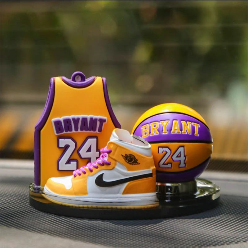 Load image into Gallery viewer, Car Dashboard Ornament Set Creative NBA Basketball Star Themed with Matching Interior Mat - i-Station Mobile Phone & Electronic Device Repair and Accessories